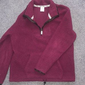 VS Pink quarter zip